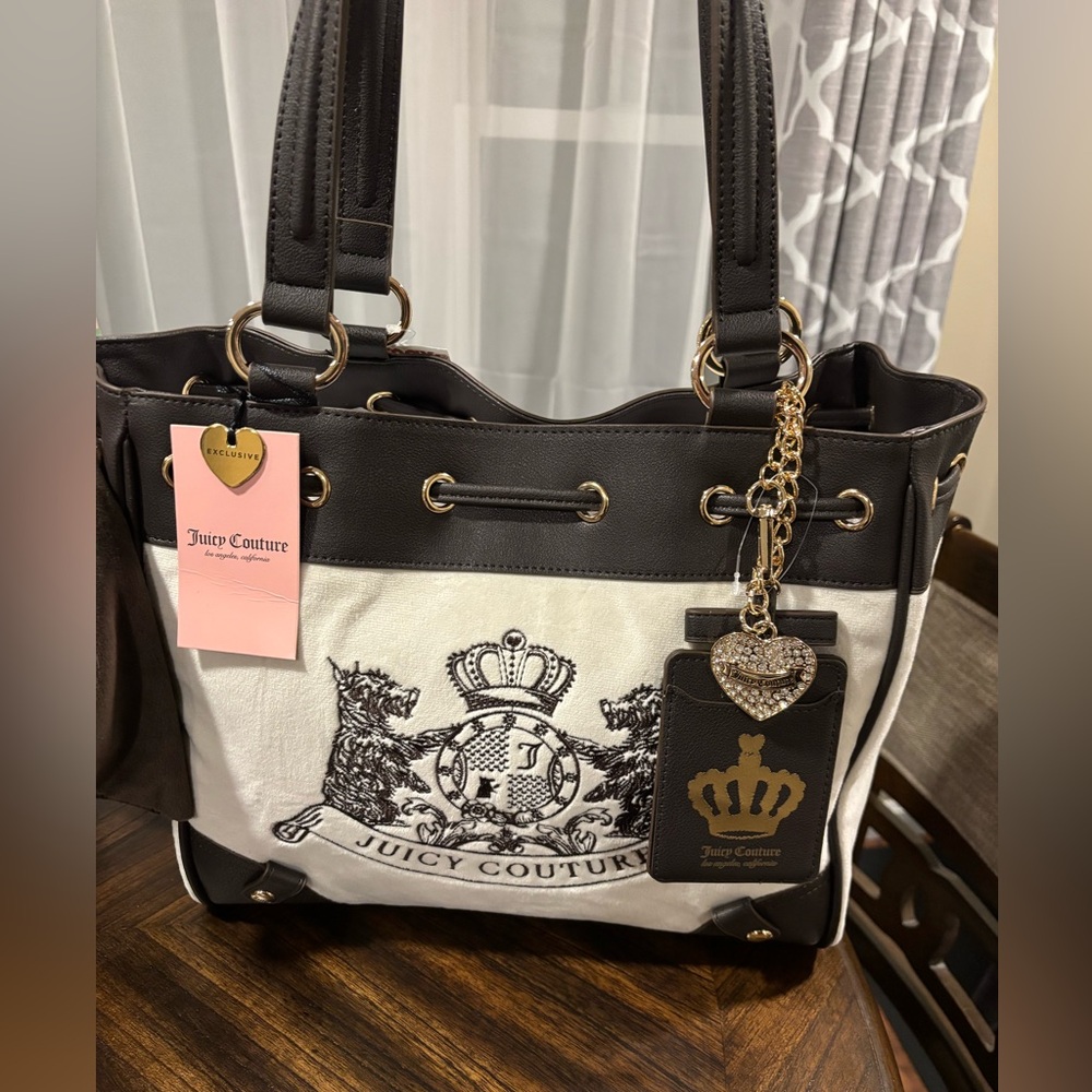 Juicy Couture Scottie Daydreamer Brown & Cream NWT